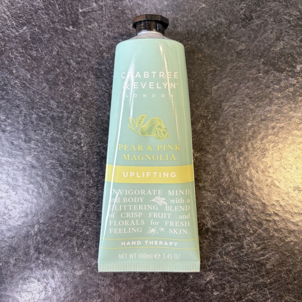 Crabtree & Evelyn Pear & Pink Magnolia Uplifting Hand Therapy 3.45 oz SEALED